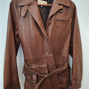 Vintage Leather Jacket- Italian Leather (small)